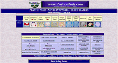 Desktop Screenshot of plastic-pants.com